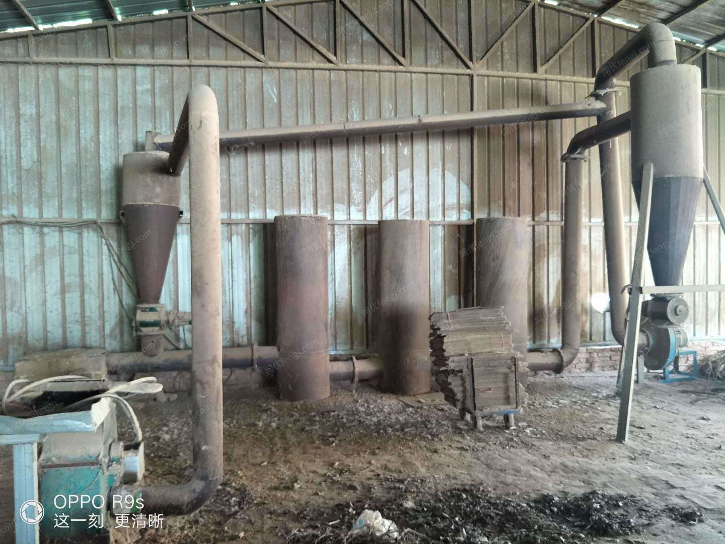 木炭厂处理粉碎机，烘干机各1台，制棒机木炭机2台（详见图）