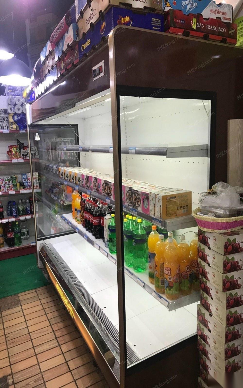 九成新水果店专用冷风柜低价转让