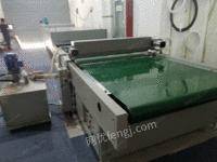 出售08年95新二手淋涂机，宽一米三门幅，长九米五.安徽二手淋涂机