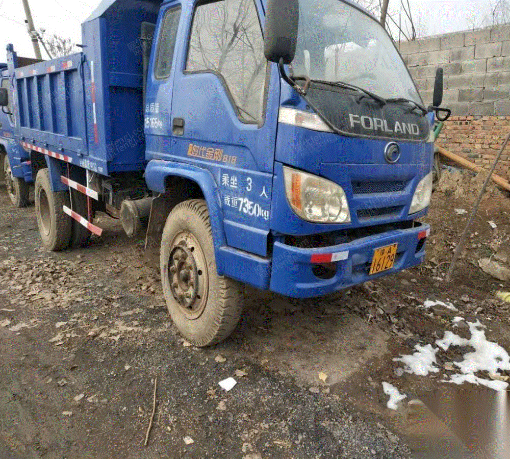自家卖台翻斗车,全手续,小黄牌,刚审完,带一年保险 123万元