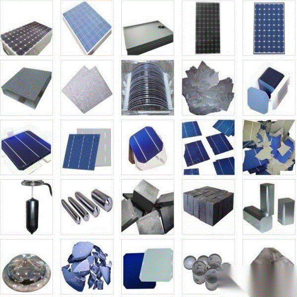 高价回收硅片电池片单晶硅多晶硅太阳能组件回收