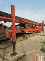 河北沧州转让步履八吨打桩机带8吨导杆锤
