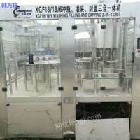 广东东莞出售24-24-8二手碳酸饮料生产线、二手理瓶机