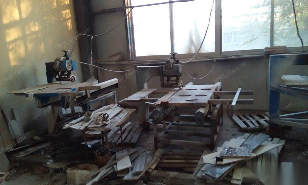 北京西城区 在位的二手瓷砖加工设备一套出售 80000元 另有水刀一台6万
