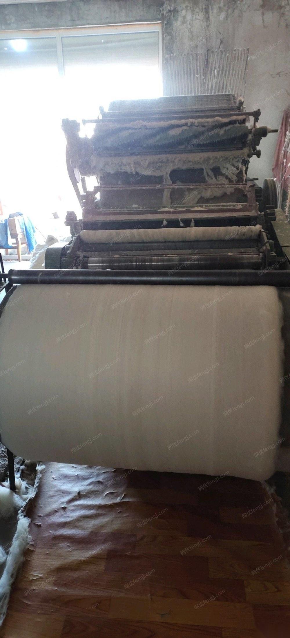 黑龙江齐齐哈尔1台青岛产大型186梳棉机低价出售 出售价29000元