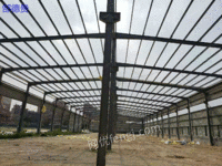 出售32米跨127.5米长9.5米二手钢结构厂房/厂房电议或面议