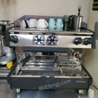 福建厦门在位出售咖啡店2017年潘多拉商用双头半自动咖啡机  12000元