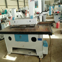 河北沧州出售二手木工机械设备单片纵锯机修边锯立铣排钻方孔钻