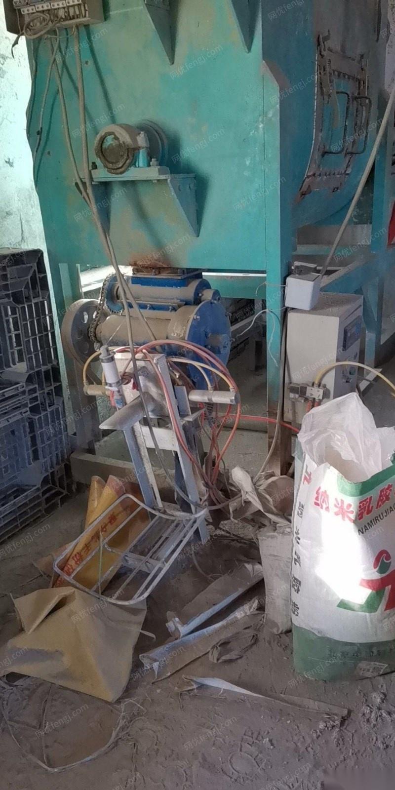 吉林延边朝鲜族自治州 因已更新设备出售二手78成新干粉，砂浆涂料胶水设备一套15000元