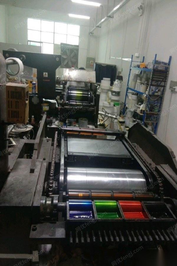 广东深圳印刷厂使用中1台09年260商标机1台表格机转让  看货议价