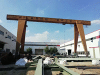 江苏扬州出售1台32吨单梁龙门吊跨度24米+2×6米,起吊高度12米