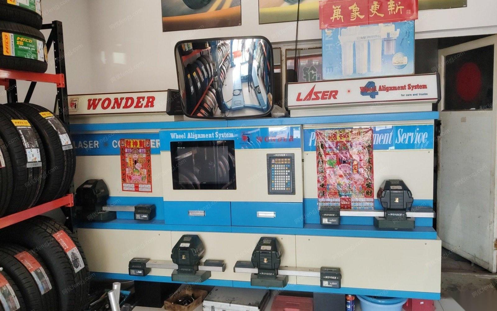 内蒙古乌兰察布因店面升级出售1台万达四轮定位仪器 出售价8000元