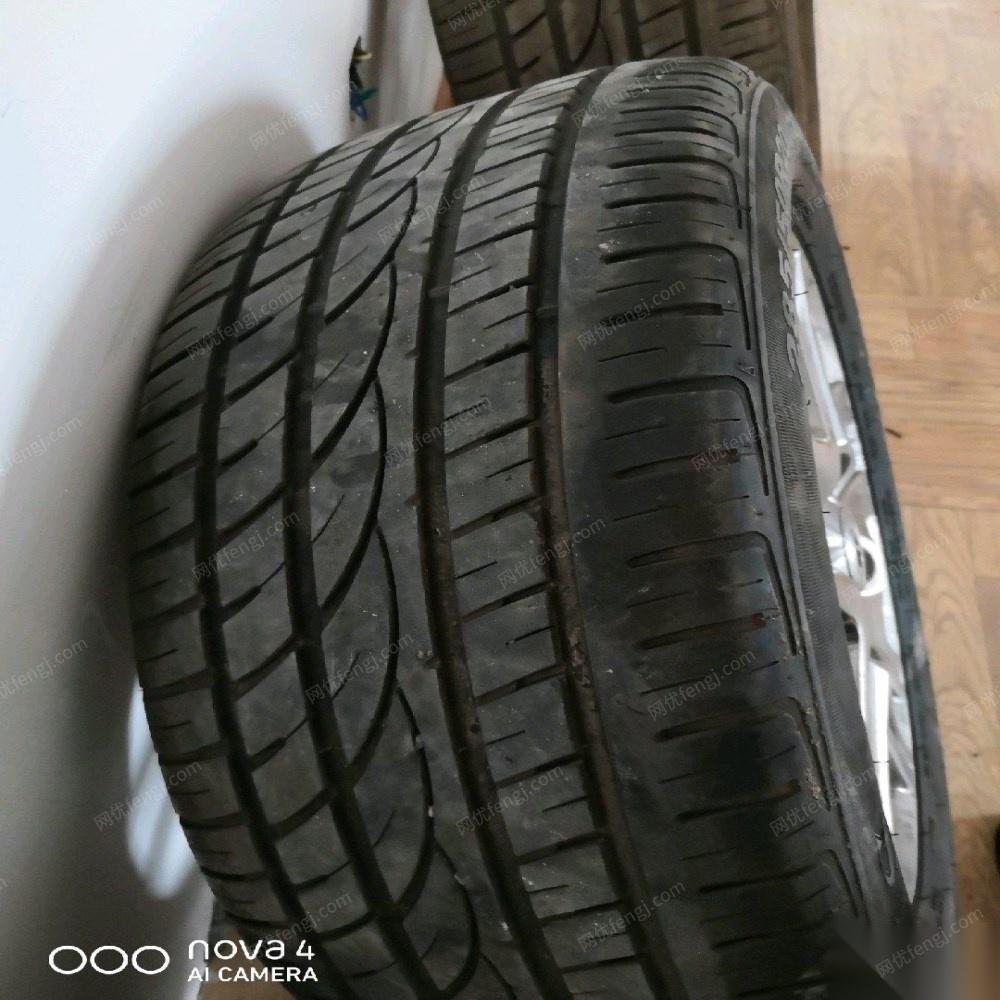 新疆乌鲁木齐打包出售二手酷路泽四季改装轮胎5条 10000元
