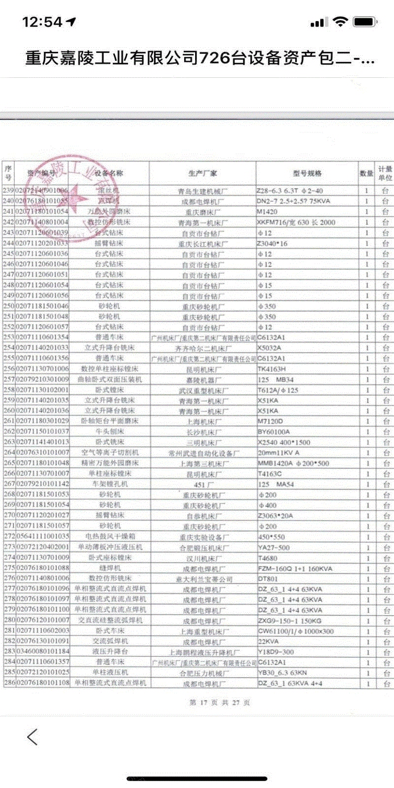 二手其它机床价格