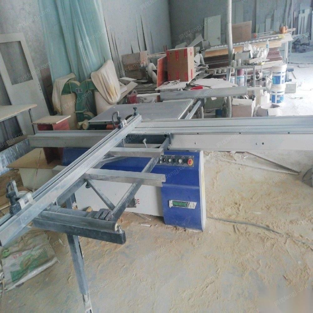 新疆喀什出售2手家具生产设备 封边机 排钻 推台锯等 90000元