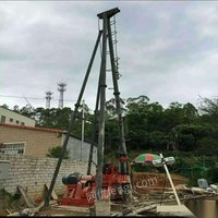 湖南永州低价出售二手闲置8成新2017年大型电动打水井机器一套 15000元