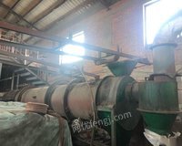 北京朝阳区在位出售二手化肥生产线滚筒造粒机 引风除尘器生产设备