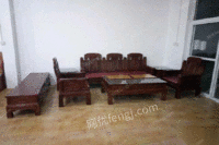 红木家具 刺猬紫檀沙发茶几，电视柜 23000元
