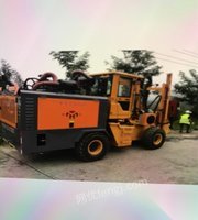 出售二手6105型公路护栏钻孔机打桩机