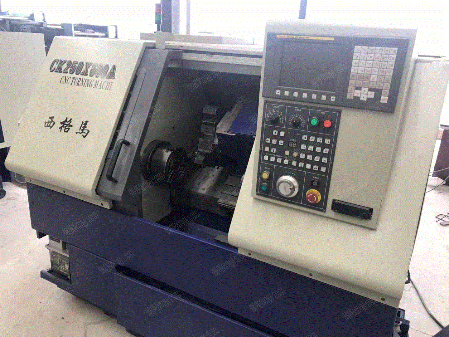 广东东莞出售4台ck250x500a/b二手数控车床法兰克/三菱系统