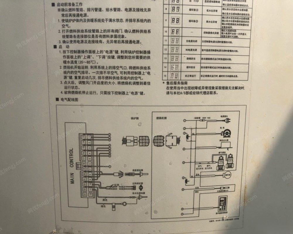 家用全自动燃油燃气锅炉 15000元转让