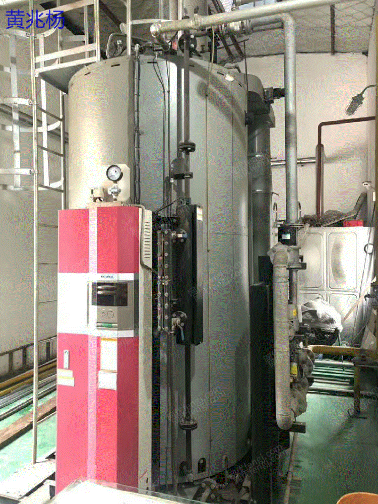 出售二手14年3吨10公斤三浦燃气蒸汽锅炉