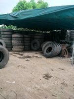 高价回收旧轮胎、钢丝胎900以上 加工量50吨/天