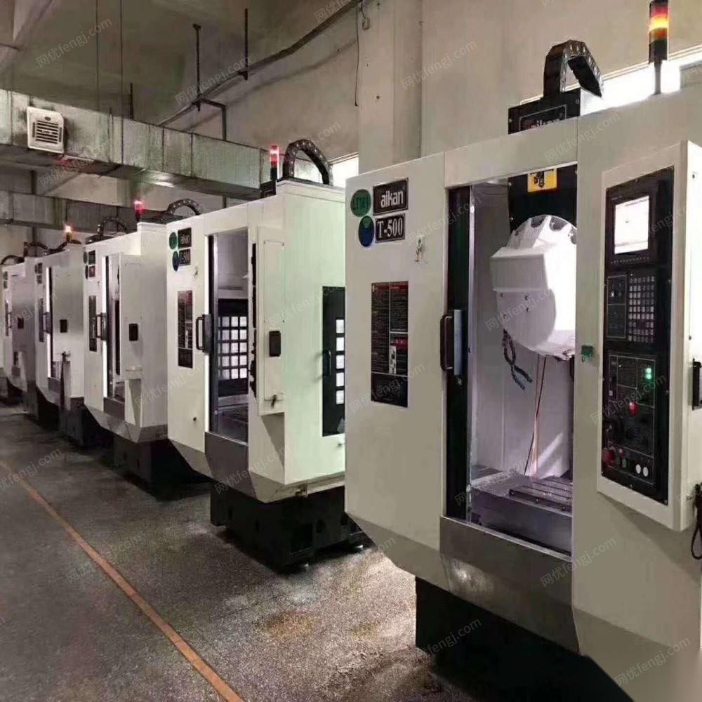 广东东莞工厂在位台群t500钻攻机cnc机床一批16把刀库