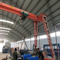 陕西渭南因厂房扩大规模急转让在位八成新五吨航吊一台  36000元