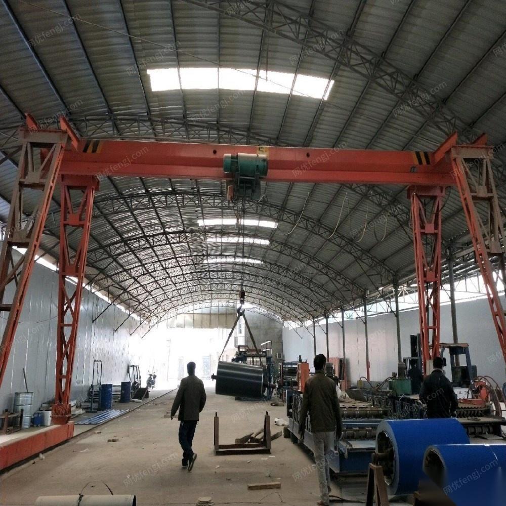 陕西渭南因厂房扩大规模急转让在位八成新五吨航吊一台  36000元
