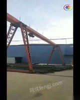 黑龙江大庆5吨龙门吊一台跨度16+4米总长20米，有效高度5米低价转让 5.5万元