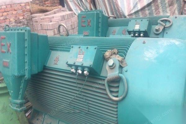 天津西青区出售二手佳木斯770千瓦防爆电机2台 50000元/台