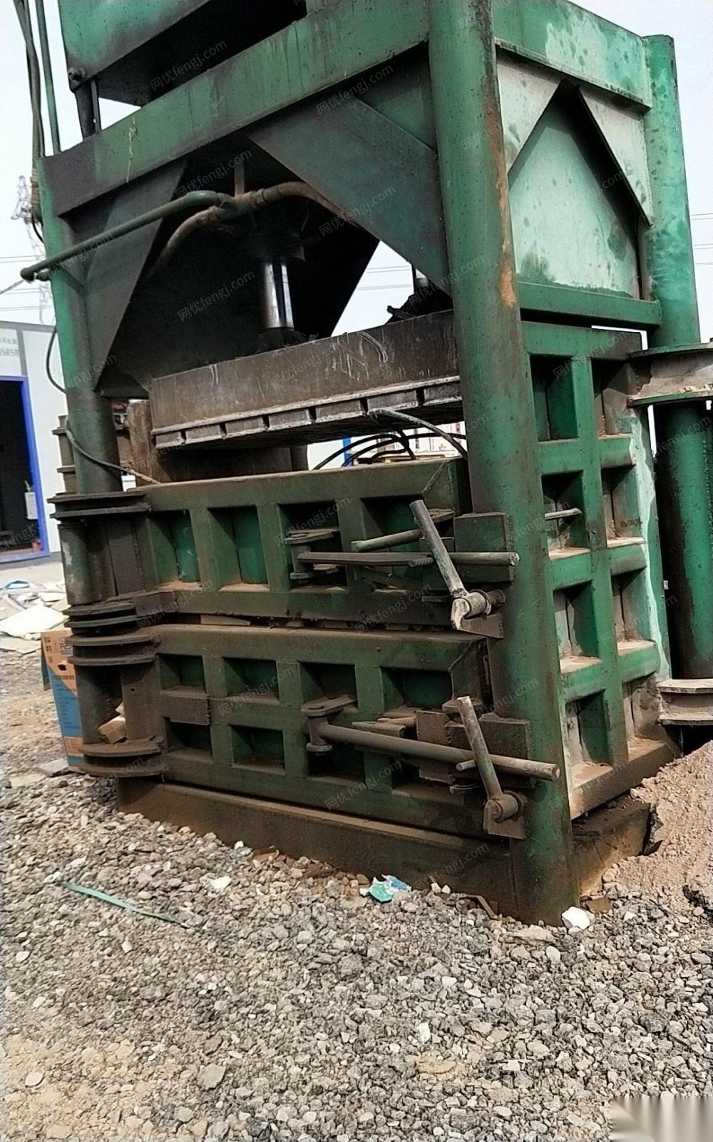 甘肃兰州二手200吨立式打包机一台出售 35000元