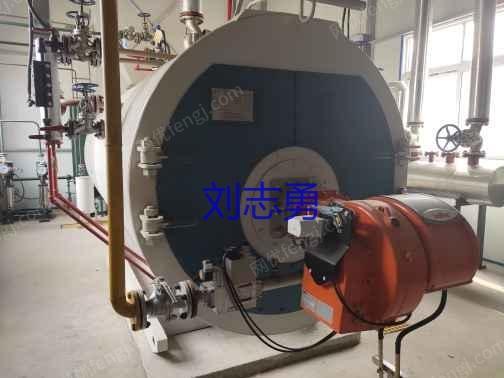 市场库存二手2吨燃油蒸汽锅炉,纯新未使用,台位安装。