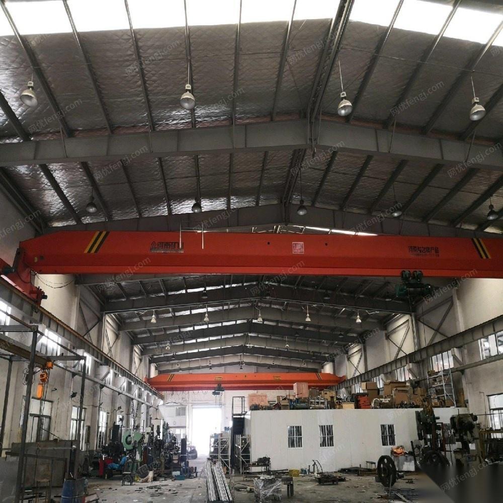 上海青浦区出售10吨5吨25米跨度行车2台 厂房宽度25米 50000元