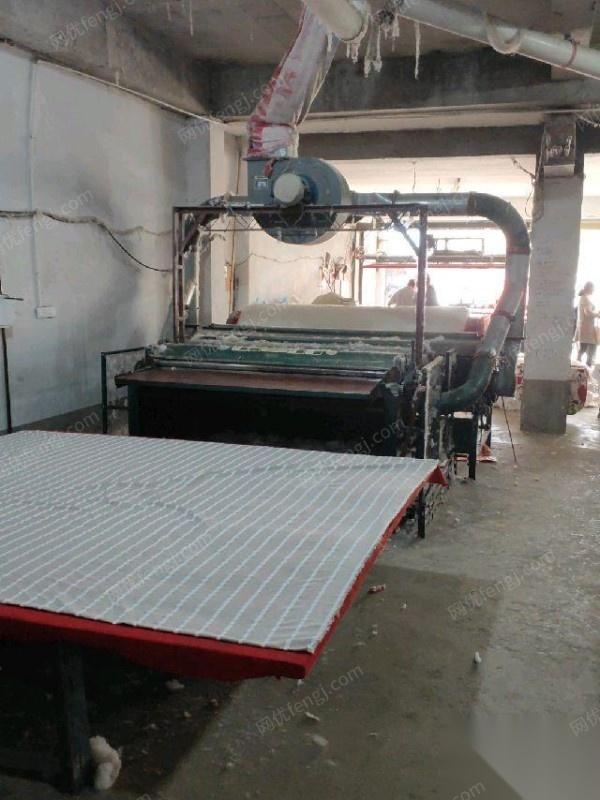 安徽淮南出售整体棉被梳棉机 还有大型弹花机 