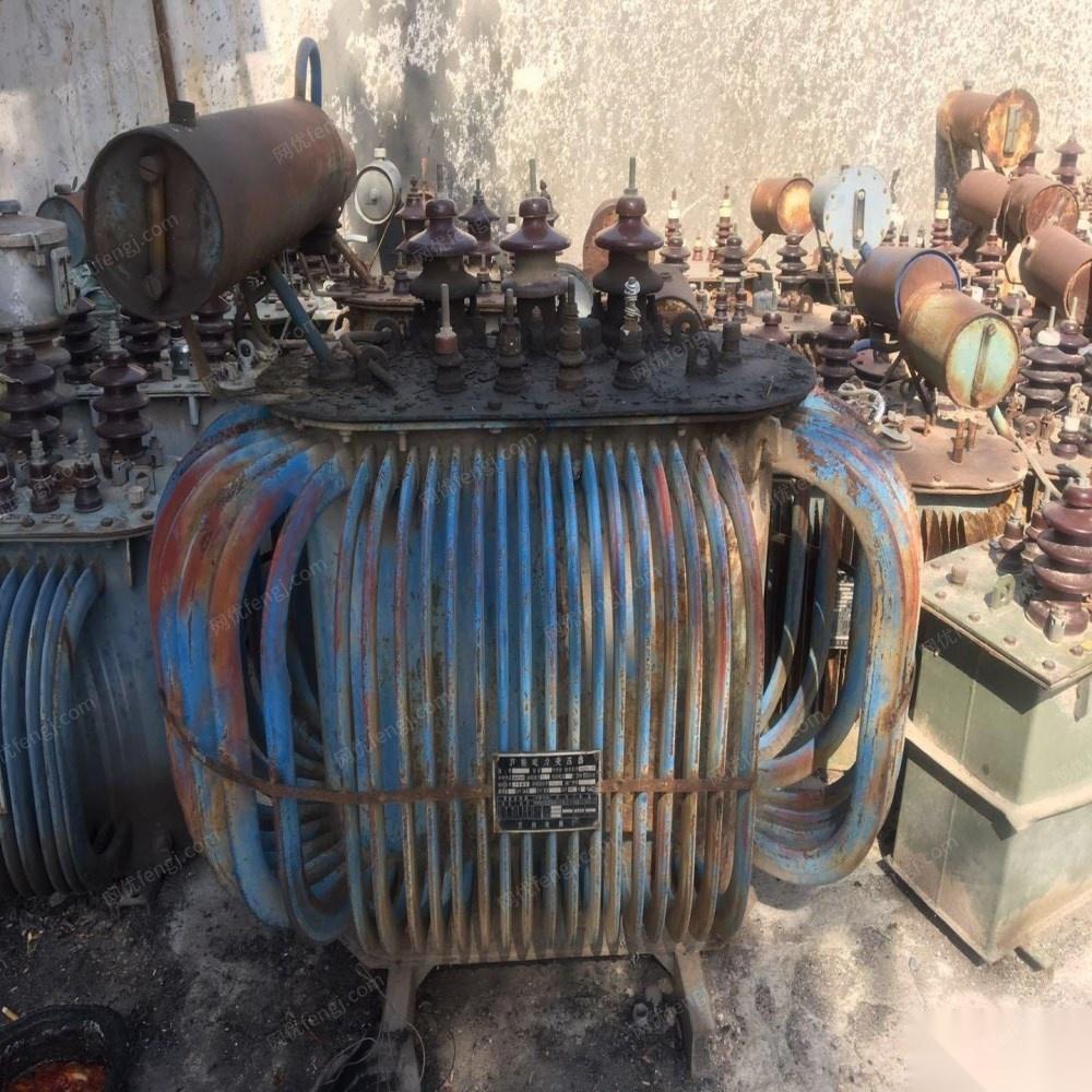 甘肃天水因厂方改造出售一批废旧变压器400多吨 