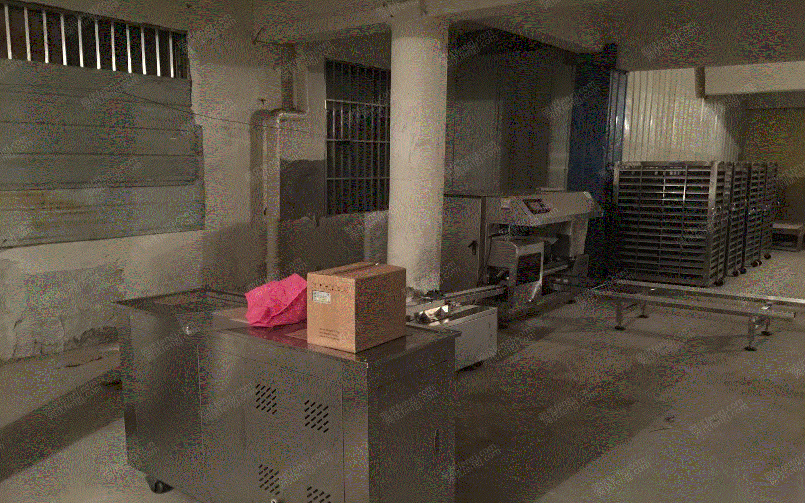 郑州河南万杰馒头生产线转让55000元不锈钢法兰水表图片