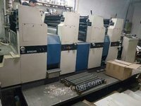印刷厂出售北人国产大四开四色印刷机1台.有图片.另有1台朋友的台湾产木板拼接机.报价