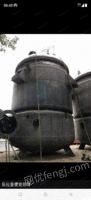 上海金山区出售二手进口5吨不锈钢反应釜冷凝器