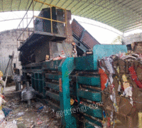 广东湛江半自动废纸打包机180吨 6万元出售