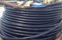 出售电缆3*6+1 束铜防水电缆三四百米，自提