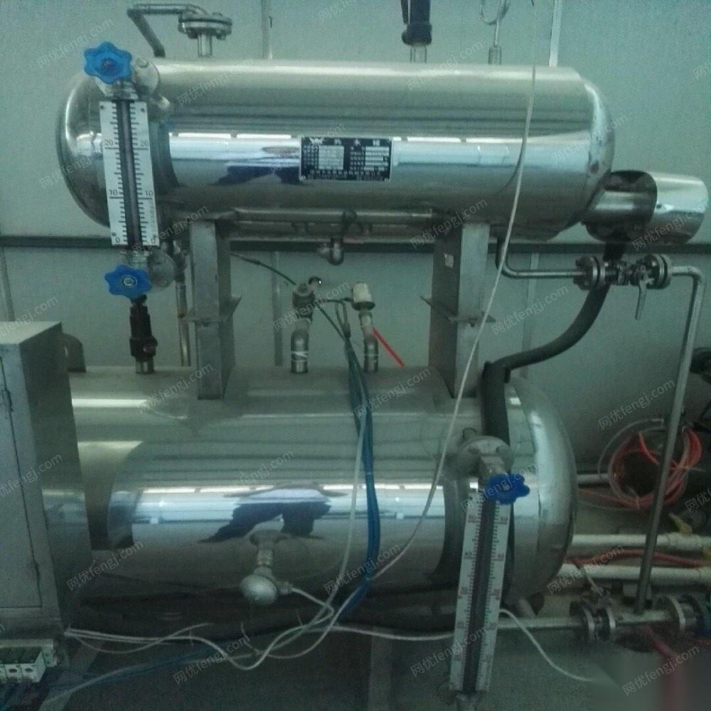 宁夏银川出售闲置一台全新的蒸汽杀菌锅 17000元.2个导热油加热锅2个8000/个