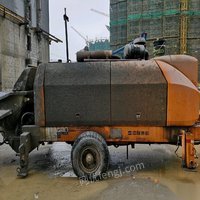 江西九江出售二手13年三联重工拖泵 地泵一台 15.8万元