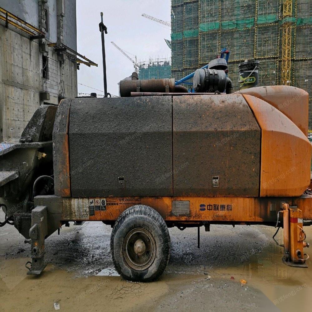 江西九江出售二手13年三联重工拖泵 地泵一台 15.8万元