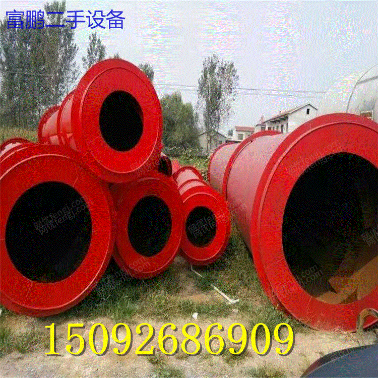 市场库存转让二手滚筒烘干机煤泥干燥机2*20环保滚筒烘干机