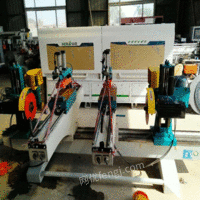 河北沧州出售二手木工设备马氏双端锯铣机双头锯铣机单立轴立铣