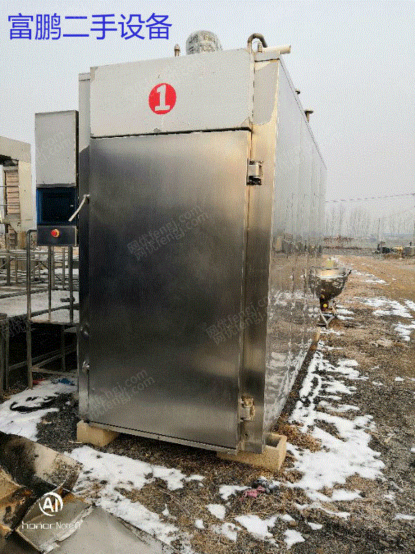 现货库存转让二手不锈钢烟熏炉 二手红肠腊肉烟熏炉 二手烟熏食品加工设备