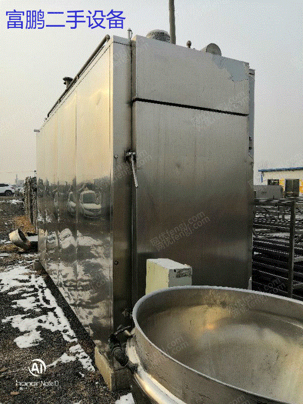 现货库存转让二手不锈钢烟熏炉 二手红肠腊肉烟熏炉 二手烟熏食品加工设备