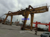 上海出售二手A型10T龙门吊一台，跨度22.5米